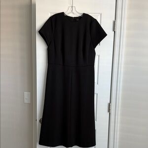 Ann Taylor Classic Black Midi Dress